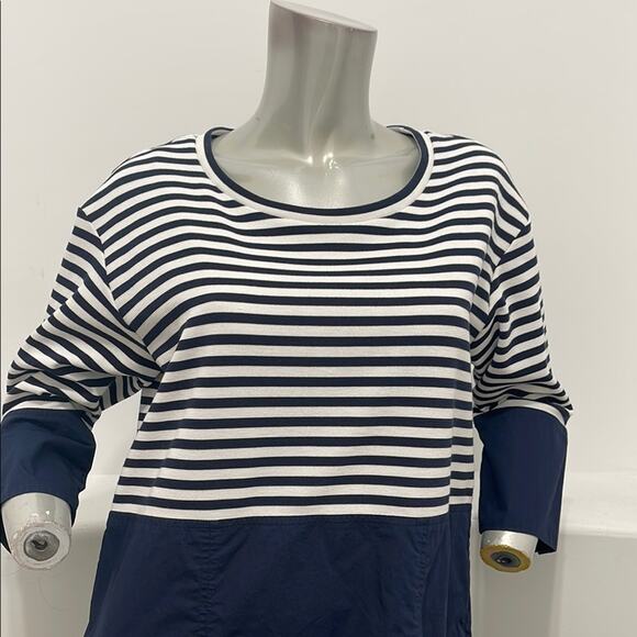 COS Navy and White Striped Tunic Dress Size M - Picture 7 of 12